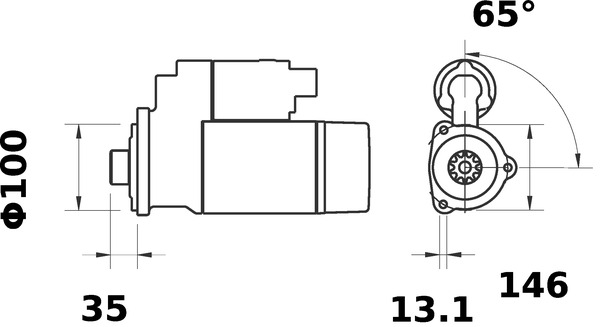 Mahle Original Starter MS 628