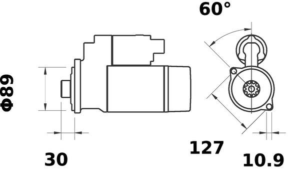 Mahle Original Starter MS 653