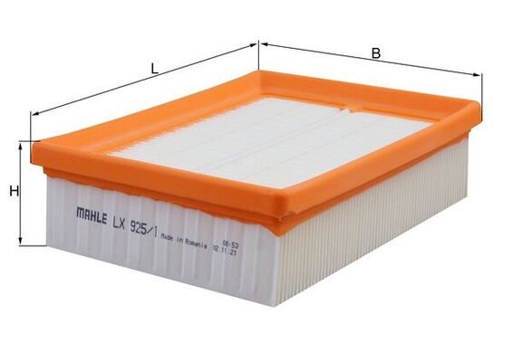 Mahle Original Luchtfilter LX 925/1