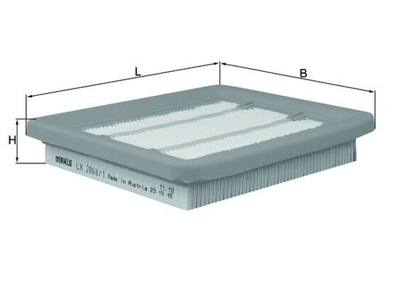 Mahle Original Luchtfilter LX 2868/1