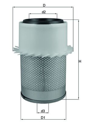 Mahle Original Luchtfilter LX 648