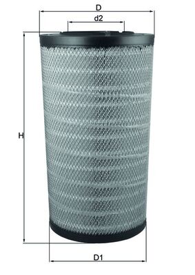 Luchtfilter Mahle Original LX 2838