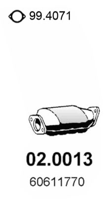 Katalysator Asso 02.0013