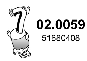 Katalysator Asso 02.0059