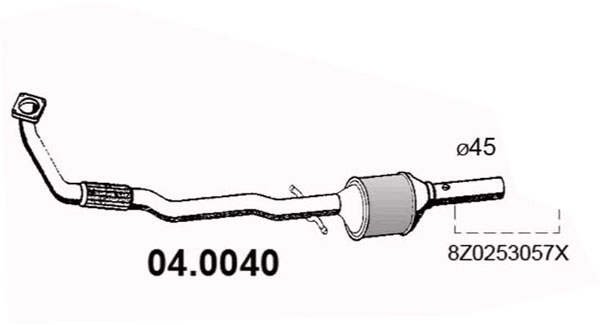 Katalysator Asso 04.0040