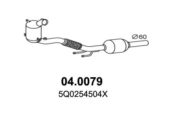 Katalysator Asso 04.0079