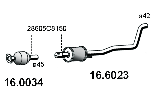 Katalysator Asso 16.0034