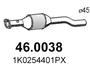 Katalysator Asso 46.0038