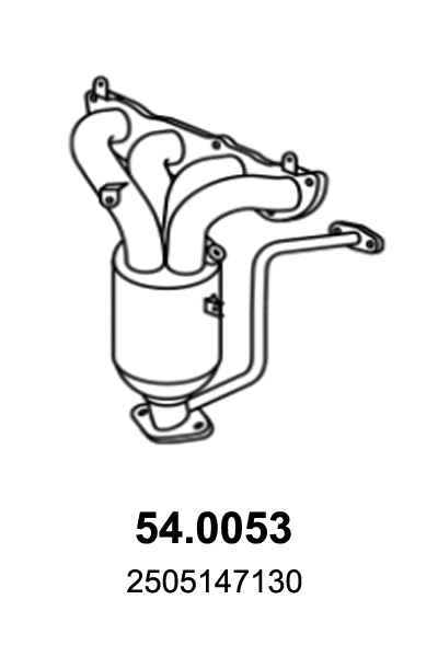 Katalysator Asso 54.0053