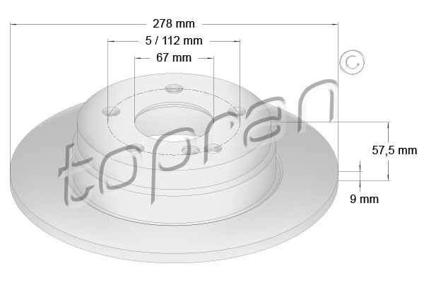 Remschijven Topran 401 905