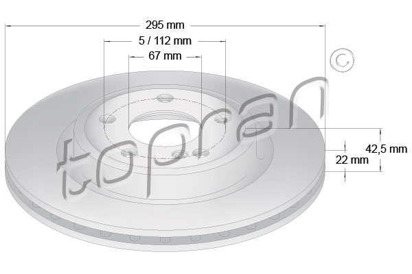 Remschijven Topran 409 553