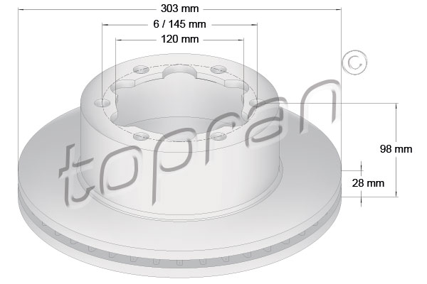 Remschijven Topran 631 174