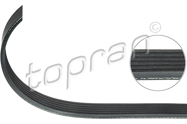 Poly V-riem Topran 100 342