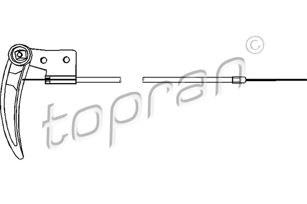 Motorkapkabel Topran 103 414