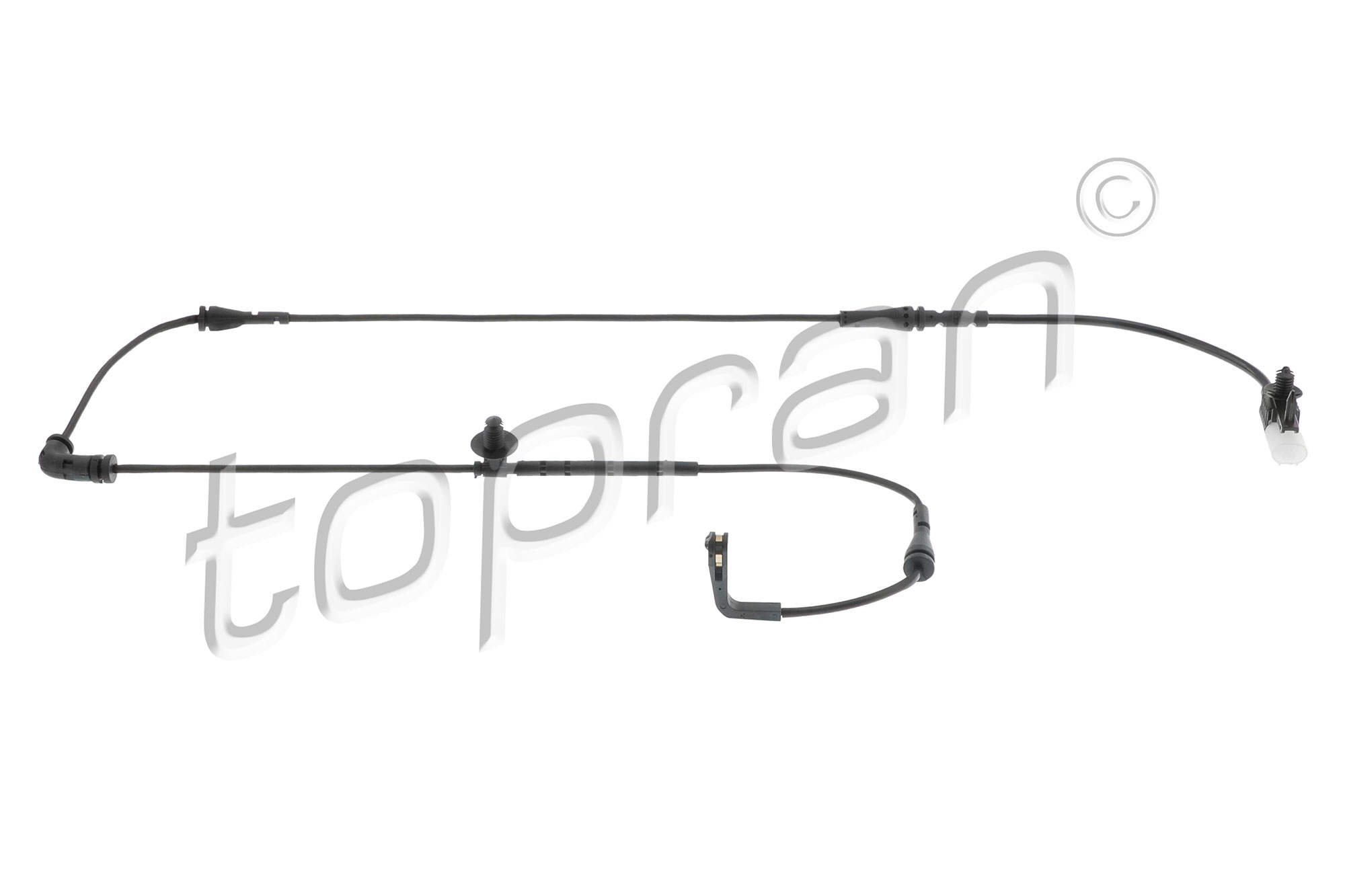 Waarschuwingscontact, remvoering-/blokslijtage Topran 602 018