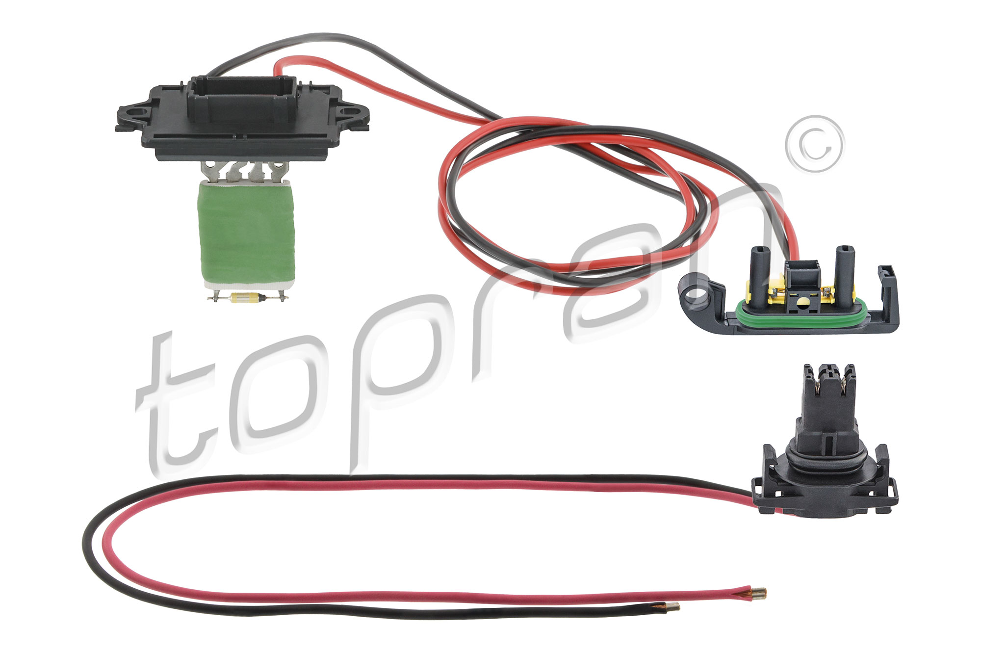 Weerstand, interieurventilator Topran 701 812