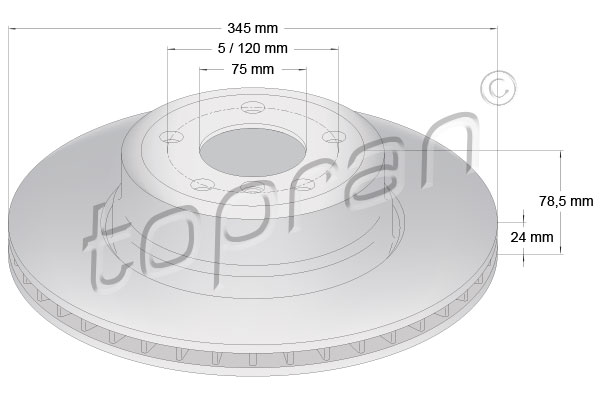 Remschijven Topran 502 105