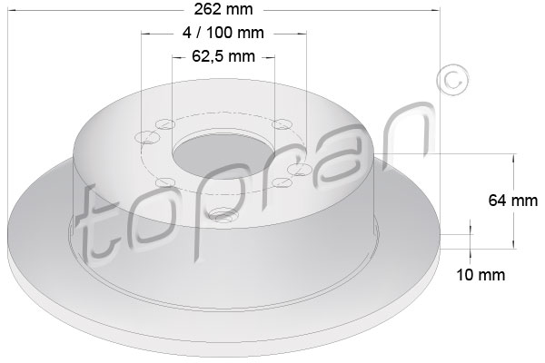 Remschijven Topran 820 281