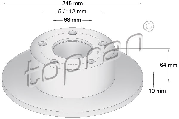 Remschijven Topran 103 757