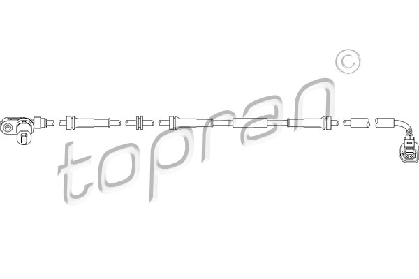 ABS sensor Topran 110 491