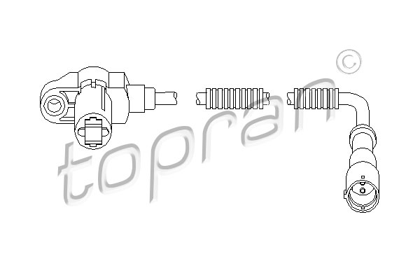 ABS sensor Topran 207 448