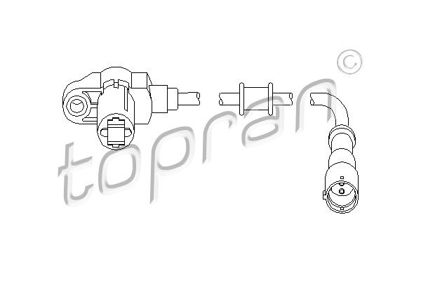 ABS sensor Topran 207 449