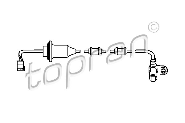 ABS sensor Topran 401 549