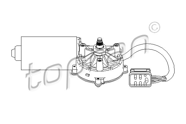 Ruitenwissermotor Topran 401 533