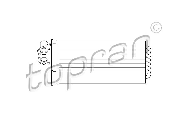 Kachelradiateur Topran 721 424