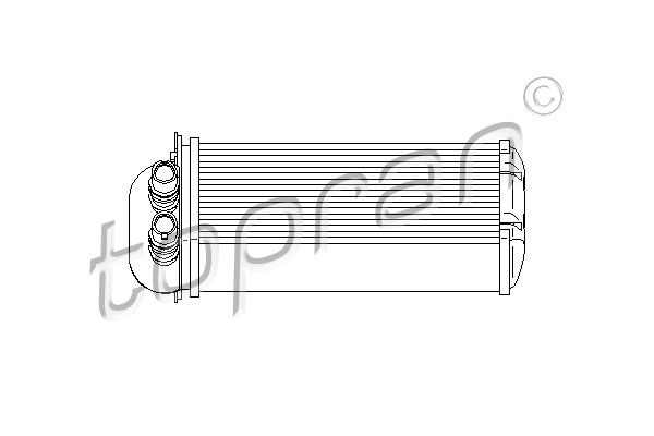 Kachelradiateur Topran 700 750