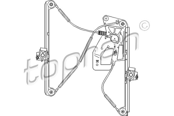 Raammechanisme Topran 501 826