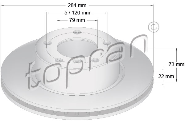 Remschijven Topran 501 710