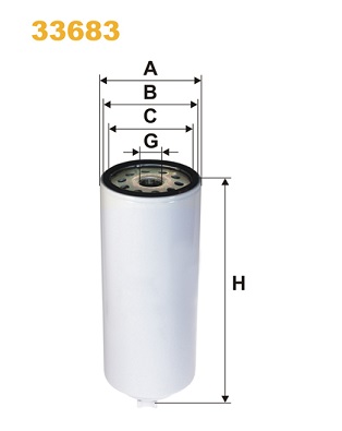 Brandstoffilter Wix Filters 33683