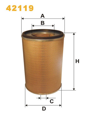 Luchtfilter Wix Filters 42119