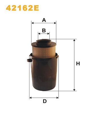 Luchtfilter Wix Filters 42162E