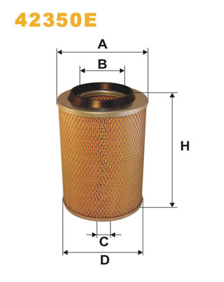 Luchtfilter Wix Filters 42350E