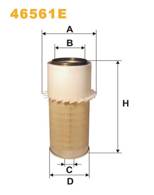 Luchtfilter Wix Filters 46561E