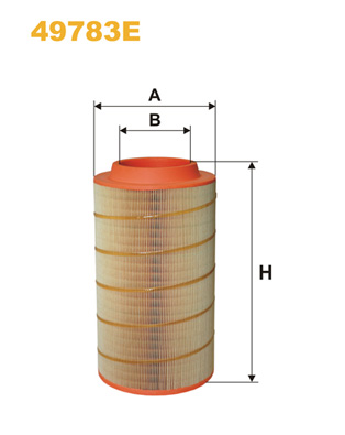 Luchtfilter Wix Filters 49783E