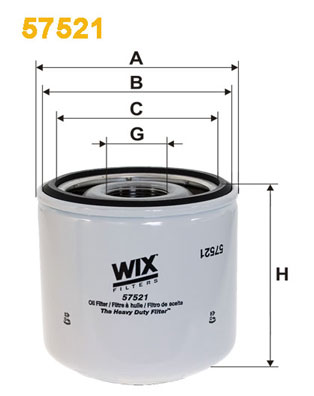 Oliefilter Wix Filters 57521