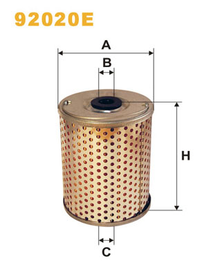 Hydrauliekfilter Wix Filters 92020E