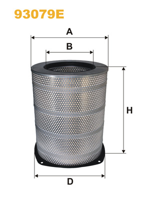 Luchtfilter Wix Filters 93079E