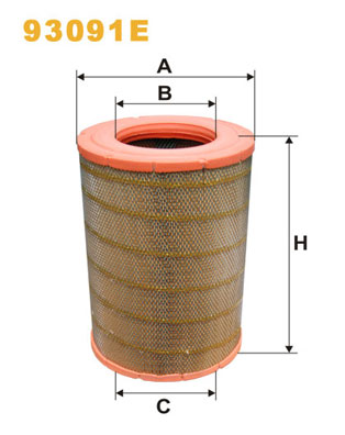 Luchtfilter Wix Filters 93091E