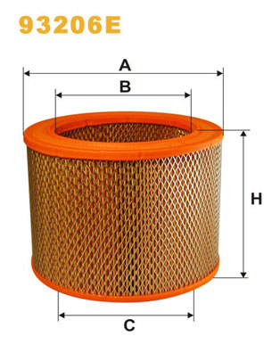 Luchtfilter Wix Filters 93206E