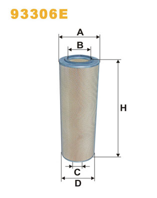 Luchtfilter Wix Filters 93306E