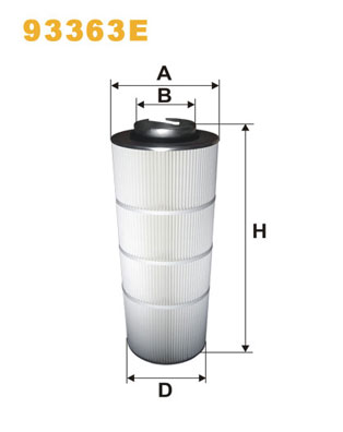 Luchtfilter Wix Filters 93363E