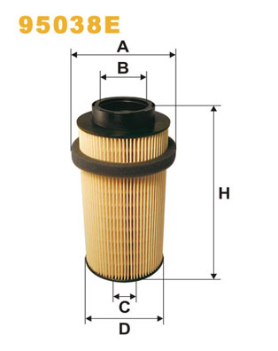 Brandstoffilter Wix Filters 95038E