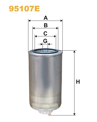 Brandstoffilter Wix Filters 95107E