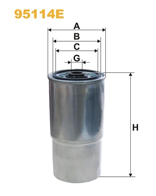 Brandstoffilter Wix Filters 95114E