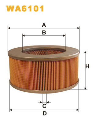 Luchtfilter Wix Filters WA6101