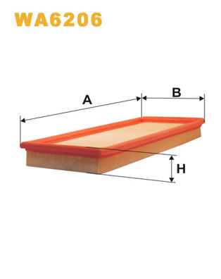 Luchtfilter Wix Filters WA6206